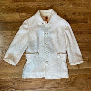 Tory Burch White Blazer